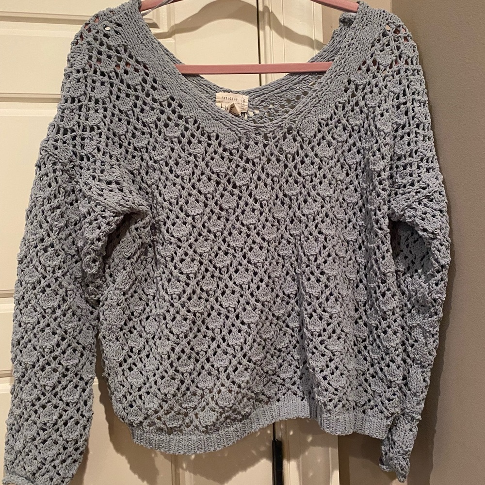 Light blue sweater